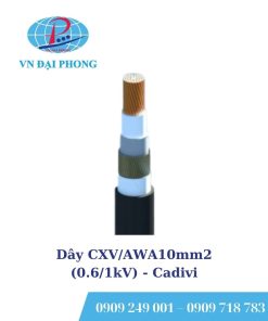 Dây cáp điện Cadivi CXV/AWA10mm2 (0.6/1kV)