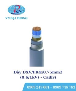 Dây cáp điện Cadivi DXV/FR4x0.75mm2 (0.6/1kV)