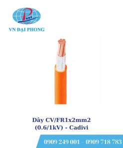 Dây cáp điện Cadivi CV/FR1x2mm2 (0.6/1kV)