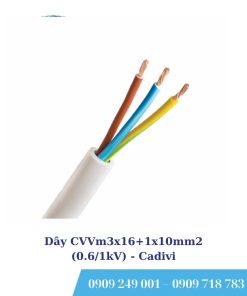 Dây cáp điện Cadivi CVVm3x16+1x10mm2 (0.6/1kV)