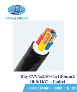 Dây cáp điện Cadivi CVV4x240+1x120mm2 (0.6/1kV)