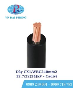 Dây cáp điện Cadivi CX1/WBC240mm2-12.7/22(24)kV