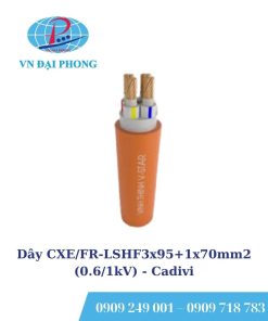Dây cáp điện Cadivi CXE/FR-LSHF3x95+1x70mm2 (0.6/1kV)