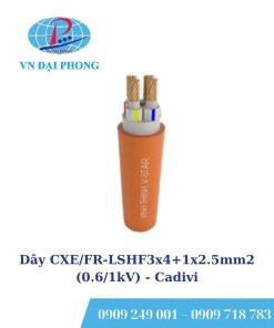 Dây cáp điện Cadivi CXE/FR-LSHF3x4+1x2.5mm2 (0.6/1kV)