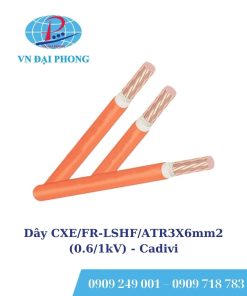 Dây cáp điện Cadivi CXE/FR-LSHF/ATR3X6mm2 (0.6/1kV)