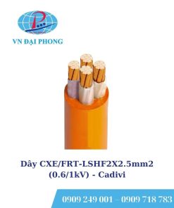 Dây cáp điện Cadivi CXE/FRT-LSHF2X2.5mm2 (0.6/1kV)