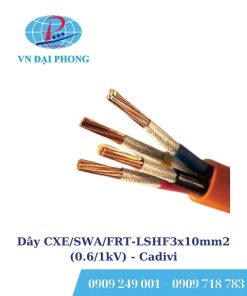 Dây cáp điện Cadivi CXE/SWA/FRT-LSHF3x10mm2 (0.6/1kV)