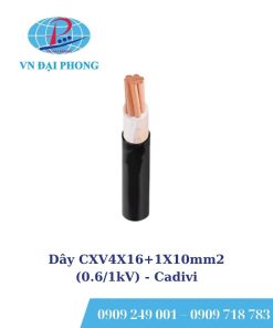 Dây cáp điện Cadivi CXV4X16+1X10mm2 (0.6/1kV)