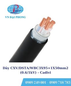 Dây cáp điện Cadivi CXV/DSTA/WBC3X95+1X50mm2 (0.6/1kV)