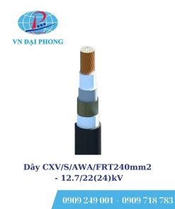 Dây cáp điện Cadivi CXV/S/AWA/FRT240mm2-12.7/22(24)kV