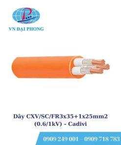 Dây cáp điện Cadivi CXV/SC/FR3x35+1x25mm2 (0.6/1kV)