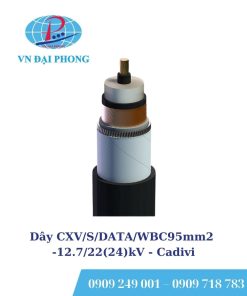 Dây cáp điện Cadivi CXV/S/DATA/WBC95mm2-12.7/22(24)kV