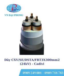 Dây cáp điện Cadivi CXV/SE/DSTA/FRT3X300mm2 (24kV)