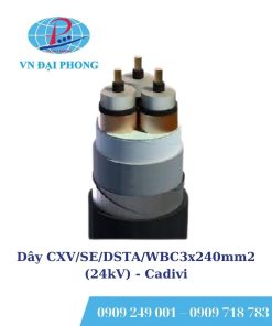 Dây cáp điện Cadivi CXV/SE/DSTA/WBC3x240mm2 (24kV)