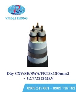 Dây cáp điện Cadivi CXV/SE/SWA/FRT3x150mm2-12.7/22(24)kV