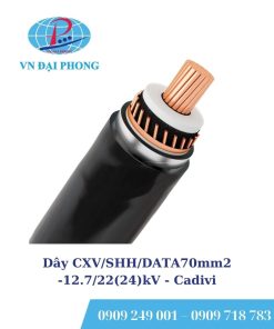 Dây cáp điện Cadivi CXV/SHH/DATA70mm2-12.7/22(24)kV