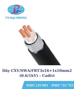 Dây cáp điện Cadivi CXV/SWA/FRT3x16+1x10mm2 (0.6/1kV)