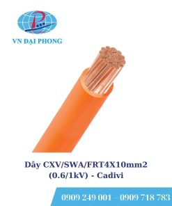 Dây cáp điện Cadivi CXV/SWA/FRT4X10mm2 (0.6/1kV)