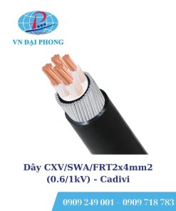 Dây cáp điện Cadivi CXV/SWA/FRT2x4mm2 (0.6/1kV)