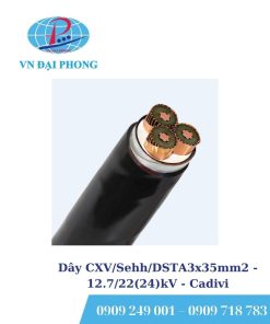 Dây cáp điện Cadivi CXV/Sehh/DSTA3x35mm2 - 12.7/22(24)kV