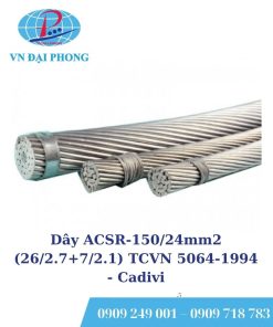 Dây cáp điện Cadivi ACSR-150/24mm2 (26/2.7+7/2.1) TCVN 5064-1994