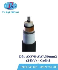 Dây cáp điện Cadivi AXV/S-AWA50mm2 (24kV)