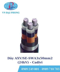 Dây cáp điện Cadivi AXV/SE-SWA3x50mm2 (24kV)