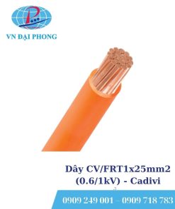 Dây cáp điện Cadivi CV/FRT1x25mm2 (0.6/1kV)