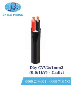 Dây cáp điện Cadivi CVV2x1mm2 (0.6/1kV)