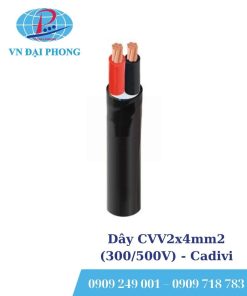 Dây cáp điện Cadivi CVV2x4mm2 (300/500V)