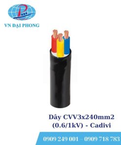 Dây cáp điện Cadivi CVV3x240mm2 (0.6/1kV)