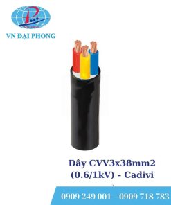 Dây cáp điện Cadivi CVV3x38mm2 (0.6/1kV)