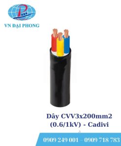 Dây cáp điện Cadivi CVV3x200mm2 (0.6/1kV)