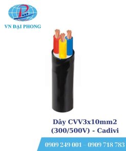 Dây cáp điện Cadivi CVV3x10mm2 (300/500V)