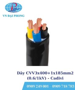 Dây cáp điện Cadivi CVV3x400+1x185mm2 (0.6/1kV)