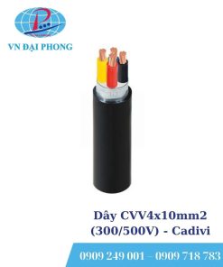 Dây cáp điện Cadivi CVV4x10mm2 (300/500V)