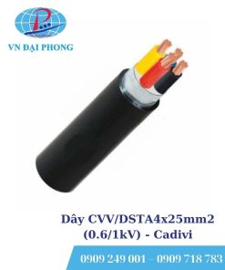 Dây cáp điện Cadivi CVV/DSTA4x25mm2 (0.6/1kV)