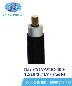 Dây cáp điện Cadivi CX1V/WBC-300-12/20(24)kV
