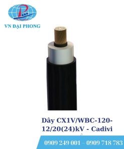Dây cáp điện Cadivi CX1V/WBC-120-12/20(24)kV