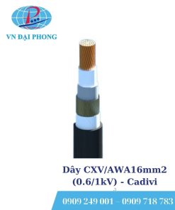 Dây cáp điện Cadivi CXV/AWA16mm2 (0.6/1kV)