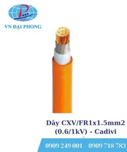 Dây cáp điện Cadivi CXV/FR1x1.5mm2 (0.6/1kV)