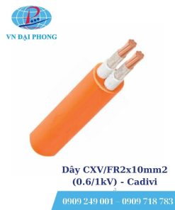 Dây cáp điện Cadivi CXV/FR2x10mm2 (0.6/1kV)