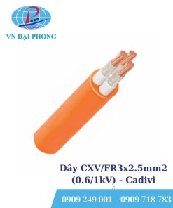 Dây cáp điện Cadivi CXV/FR3x2.5mm2 (0.6/1kV)