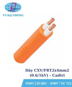 Dây cáp điện Cadivi CXV/FRT2x4mm2 (0.6/1kV)