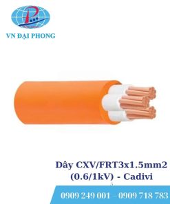 Dây cáp điện Cadivi CXV/FRT3x1.5mm2 (0.6/1kV)