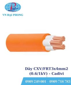 Dây cáp điện Cadivi CXV/FRT3x4mm2 (0.6/1kV)