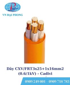 Dây cáp điện Cadivi CXV/FRT3x25+1x16mm2 (0.6/1kV)