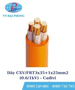 Dây cáp điện Cadivi CXV/FRT3x35+1x25mm2 (0.6/1kV)