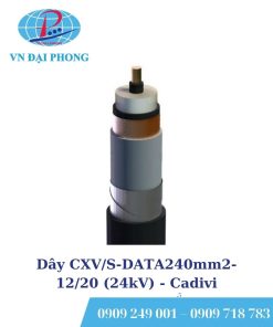 Dây cáp điện Cadivi CXV/S-DATA240mm2-12/20 (24kV)