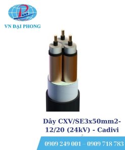 Dây cáp điện Cadivi CXV/SE3x50mm2-12/20 (24kV)